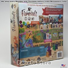 Lucky Duck Games Flamecraft – Board Game Cardboard Alchemy Standard Edition