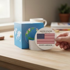 Know The World Card Game – Engaging Trivia Challenge for All Ages | Portable Fun