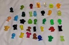 Lot 36 Gogo’s Crazy Bones Various Colors & Series – Satori – Translucent, Used