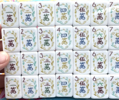 SIERRA 4 Layer Acrylic Mahjong Tiles Full American Set 160 Tiles US SELLER! NEW!