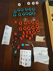Vintage 1970 Carrom Game Board Table Model No. 108RS.
