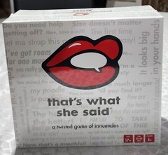 That’s What She Said – The Twisted Party Game, New, Sealed box