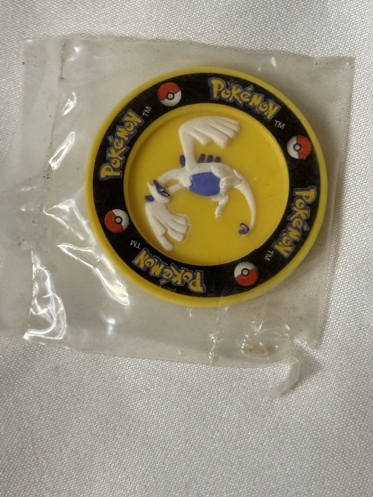 Vintage Pokémon 2000 Pog Sealed Luigia Pog From 2000 Movie
