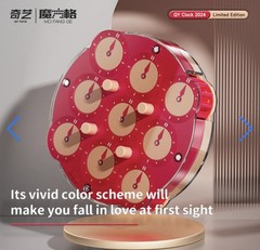 NEW QIYI 2024. RED LIMITED EDITION CLOCK. Rare!