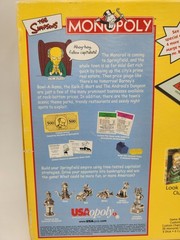 The SIMPSONS Monopoly “Welcome To Springfield” Board Game 2001 100% Complete