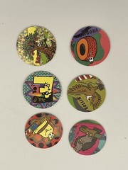 Vintage Lot Of Pogs Milk Caps & Slammer 1996 Oylmpic Games Various Collection