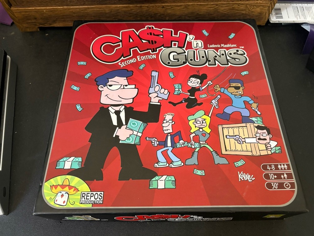 Cash ‘n Guns 2nd Edition Board Game by Repos Production