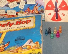 1950’s Corey Games Hippety-Hop Children’s Board Game with Birds