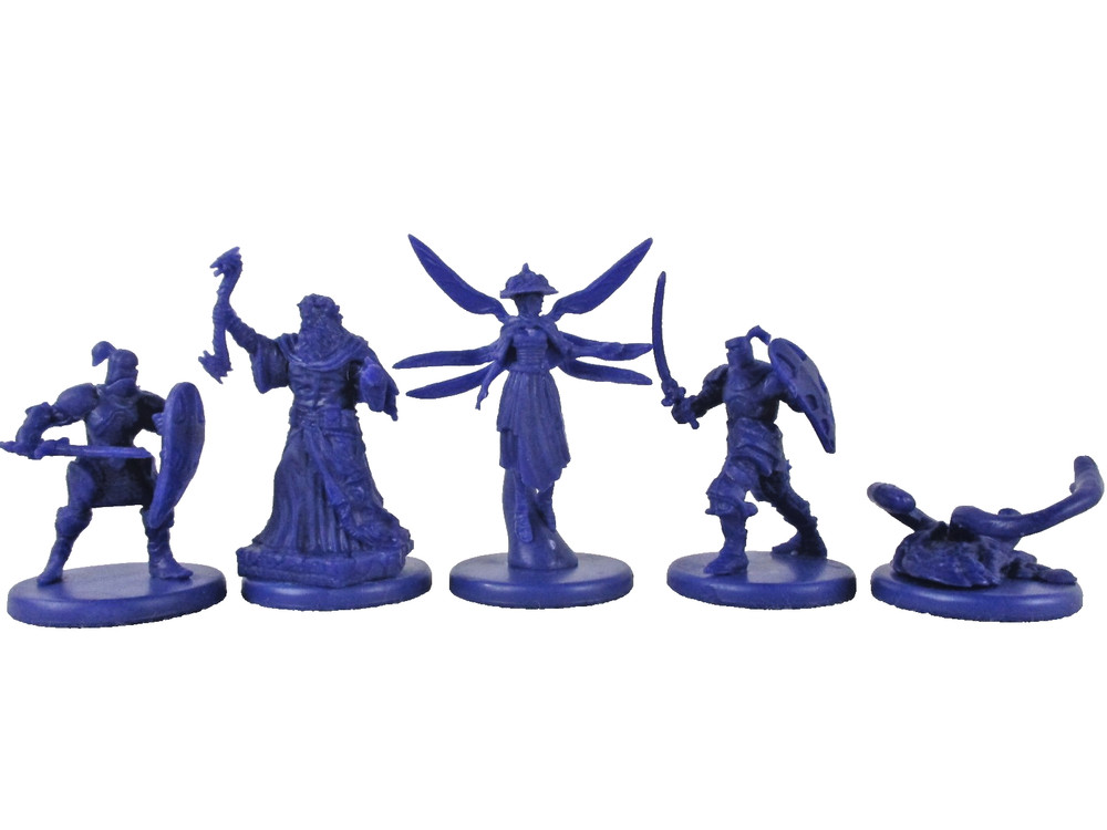 d&d DUNGEON OF THE MAD MAGE Board Game 5x VILLAIN Minis NEW!!
