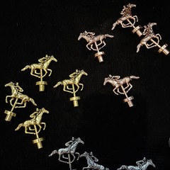 Metal 11 Horse Racing Wood Board Game Dice Cards Set New