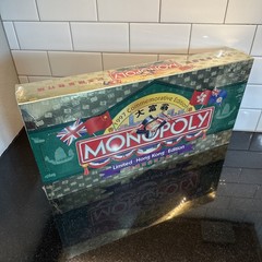 Vintage Monopoly Hong Kong Limited Edition Board Game 1997 NEW SEALED