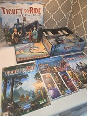 Days of Wonder Ticket To Ride Rails & Sails Board Game Complete