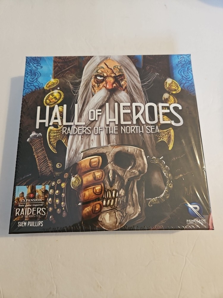 Renegade Game Studios Hall Of Heroes Raiders Of The North Sea Expansion NIB GAME