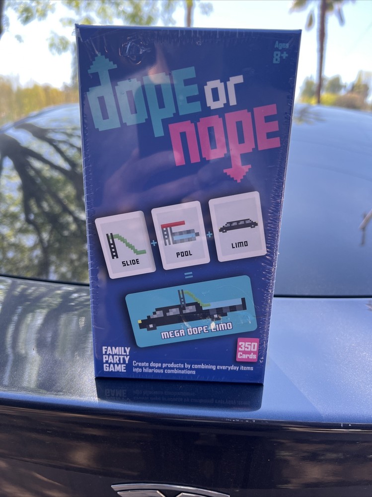 Wilder Games Dope or Nope – Family Friendly Party Game – Create Dope Products !
