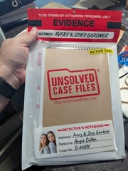 UNSOLVED CASE FILES AVERY & ZOEY GARDNER CASE Detective Game SEALED 2022