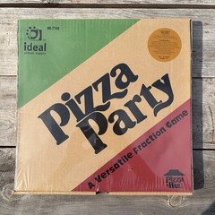 PIZZA PARTY Pizza Hut Ideal School Supply 7743 Fractions Math Game NIB SEALED
