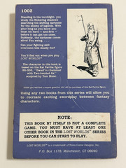 Lost Worlds Fantasy Combat Book Game Dwarf Wraith wsheets 1983 1984 RPG Lot of 2