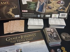Game of Thrones The Trivia Game FANTASY FLIGHT Games 2015 HBO 100% Complete