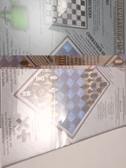 Commander-In-Chief Chess & Checkers Board Game Toy NEW Military