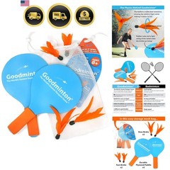 The World’s Easiest Racquet Game – an Indoor Outdoor -Round Fun Paddle Game S…