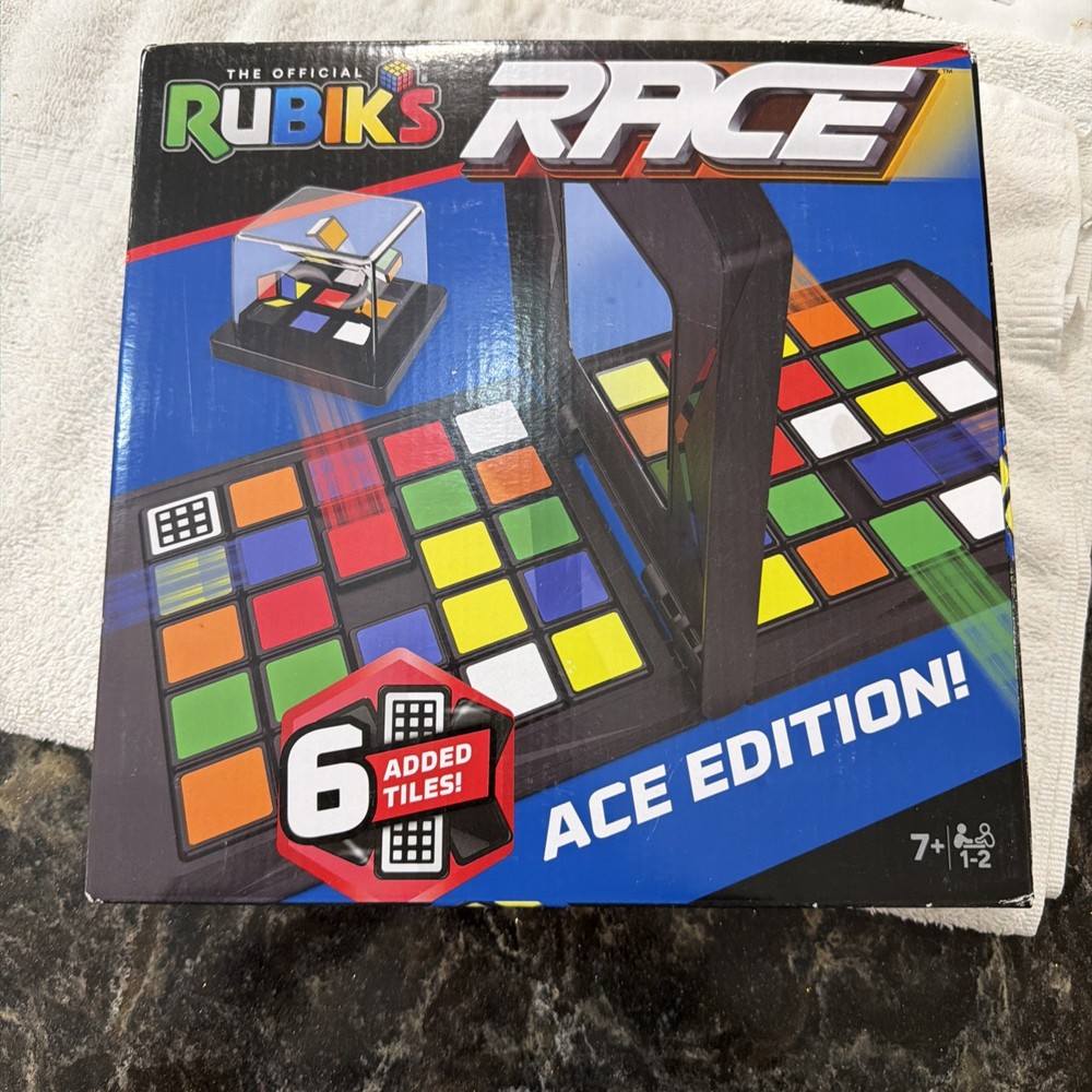 SEALED Rubik’s Race METALLIC EDITION, Classic Fast-Paced Strategy Board Game