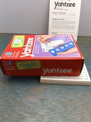 VTG 1989 Yahtzee Travel Game by MB Milton Bradley Age 8 & Up 1 or more players