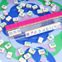 American Mahjong Tile Set(4 Layer),160 Acrylic Engraved Mahjong Tiles, Mahjong T