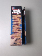 Vintage 1986 Milton Bradley Jenga Block Stacking Game Fully Complete & Excellent