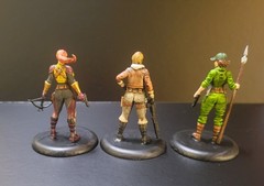 Custom GI Joe Miniatures – GI Ladies – Fully Painted – Mission Critical