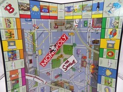 2000 Monopoly The Simpsons Board Game Replacement Board Part Only