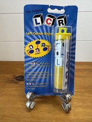 LCR Left Center Right Dice Game Original Red Chips New Sealed