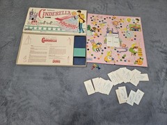 ~ Vintage Parker Bros Board Game Walt Disney’s Cinderella Game 1965 Complete ~