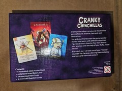Cranky Chinchillas Card Game 2-8 Players Ages 10+ Cardboard 2021