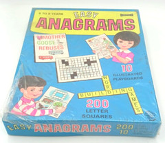 Vintage Saalfield Easy Anagrams Games Partially Sealed – H3-1