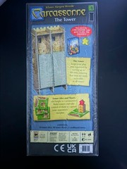 Carcassonne Expansion 4 The Tower Z-Man Games Sealed Tile Dispenser Storage