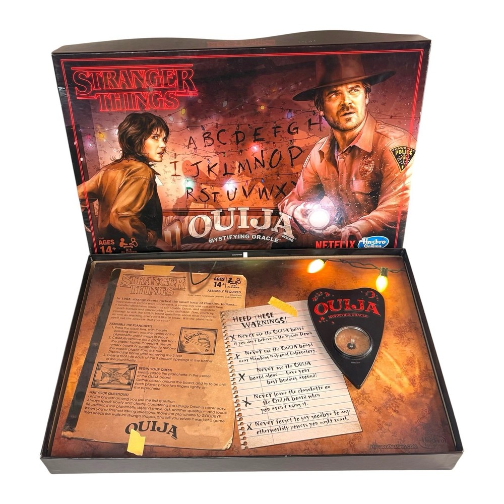 2017 ‘Stranger Things” OUIJA Board Game Horror Spooky Netflix Show 100% COMPLETE