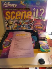 Disney Scene It DVD Board Game First Edition Pixar Characters Mattel 6-Adult