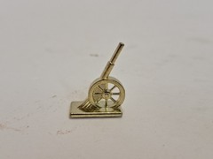 Monopoly Deluxe Anniversary 1985 Edition Gold Tone Cannon Replacement Part