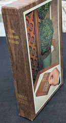 VTG 1964 HOYLE GAME SETKO’S 3 SQUARE PUZZLER WALNUT BOARD BRASS PCS BOXED COMPLT