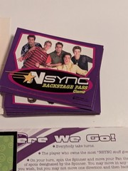NSYNC Backstage Pass Board Game Patch Games 2000 PIECES ONLY – See Video