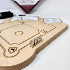 Across The Board Baseball Game Wooden Complete Made In USA Dr Toy Award 2007