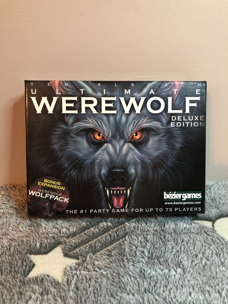 Bezier Games Ultimate Werewolf Deluxe Edition Party Game w/ Wolfpack Expansion
