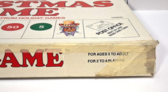 Christmas Game ~ Holiday Games 1980 ~ Used ~ Missing One Easy to Replace Piece