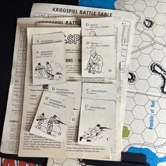 Complete! KRIEGSPIEL – Vintage 1970 Avalon Hill~BOOKCASE BOARD GAME 100%