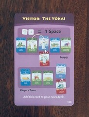 Machi Koro Legacy | Visitor: The Yokai Rule Card | Replacement/Extra Game Piece