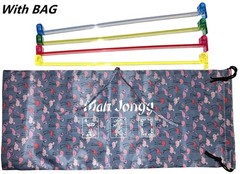 Mahjong Standard Pushers 4 Colors American Western Mah Jongg Set of 4 with Bag