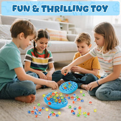 Marble Balance Game, Wobble Marble Stacking Game for Kids 6+, Family Games for K