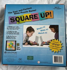Mindware 2009 Green Box SQUARE UP! Tile Strategy Puzzle Race Game Complete