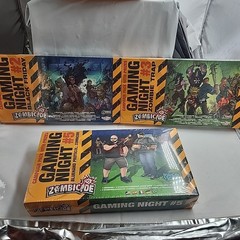 Zombicide Gaming Night #2 #3 #5 – CMON – Includes 3x Sets Of Rare Zombicide Dice