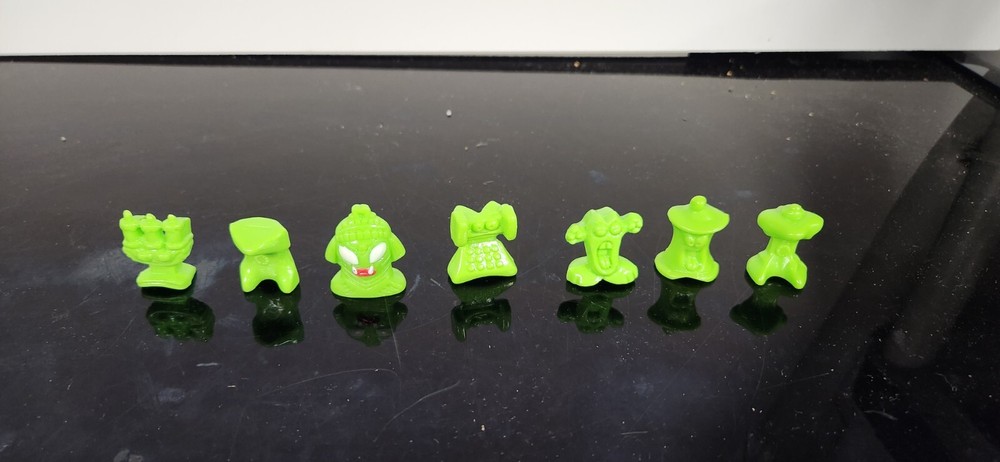 JBF Lot of 7 Light Green Crazy Bones